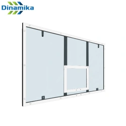 Transparent Acrylic Basketball Backboard with Steel Frame