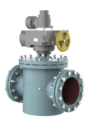 Gas Control Valve EK-202 DN-300 PN 1.6MPa with Built-in Actuator
