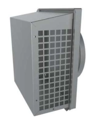 Ducted Exhaust Grille with Mesh - Kanal-RVC
