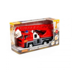 Diamond Fire Truck Toy, Inertia Powered, Model 88956
