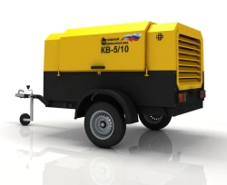 Portable Screw Compressor Station KV-5/10P for Pneumatic Tools