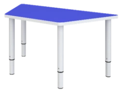 Adjustable Children's Table with Metal Frame MD 01.03.06.03 - 1-3