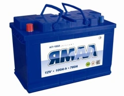 Lead Acid Starter Battery for Internal Combustion Engines 12V 6ST-100 LB Yamal