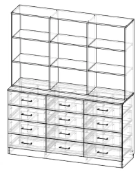 Registry Cabinet SK 3R for Document Storage