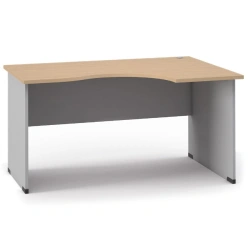 Ergonomic Office Table EG7 (Right) with Metal Supports from "Unica" Furniture Set