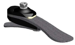 Carbon Fiber Prosthetic Pylon for Amputation Support 2H20Y