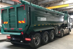 Rear Dump Semi-Trailer 853332 for Bulk Transport