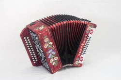 Tula 301M Accordion - 3-Voice Handcrafted Musical Instrument