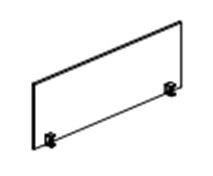 Side Table Screen (Laminated Chipboard) KS.EbD-15.10