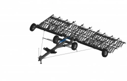 Hydraulic Soil Cultivator with BZT Harrows SBG-10-2