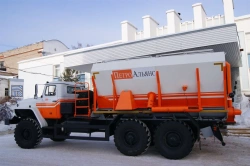 Mixing Unit US-50x14U on Ural-4320-1951-60 Chassis