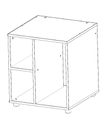 Modular Wall Unit for Document Storage and Office Supplies, Module SMD.03