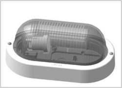 Farplast Oval NBO 23-60-005 IP44 White Body LED Light