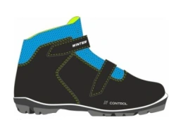 Winter Star Control Kids Ski Boots Black (Neon Lime Logo) N