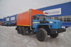 Portable Steam Generator Unit (PSGU) UZST Type UZST01, Modification 6890-16 on Ural 5557-74 Chassis
