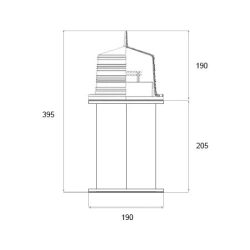 Directional LED Flashlight TBS – Solar-Powered
