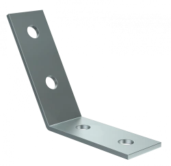 60-Degree Angled Mounting Bracket EA for STRUT Profile
