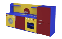Kitchen Play Corner with Refrigerator, Model Dm 7907