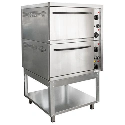 Two-Section Convection Oven ШЭЖП-2 with Stainless Steel Face