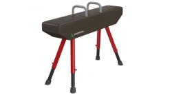 Adjustable Gymnastics Horse with Handles for Strength Training