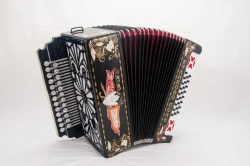 Kulikovo Pole Accordion - Handcrafted 3-Voice Musical Instrument