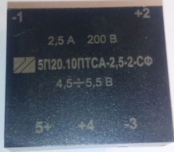 Solid State Relay DC with Service Functions 5П20.10ПТСА-2,5-2-СФ