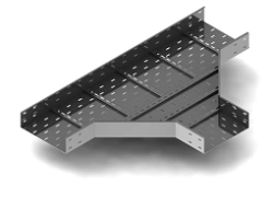 Reinforced Triple Junction Tray UPL 000x00 T, 150x75 mm to 600x120 mm