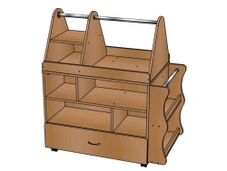 Young Artist Display Shelf for Preschool Activities - SJ99