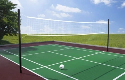 Fixed Height Outdoor Volleyball Posts