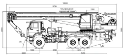 Heavy-Duty Truck Crane KС-55713-5B-4 for Industrial Use