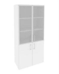 Glass-Front Office Cabinet ATT-1092