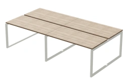 Magna Bench System on O-Shaped Support, Art. MSB 13