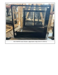 Transparent Cabin Glass for Trolleybus 6241-5403510, 1409*1492 mm