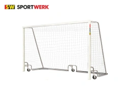 Youth Mobile Football Goals 3x2x2m with Wheels