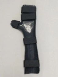 Rigid Plastic Wrist Brace with Thumb Spica Sh-5016 for Left/Right