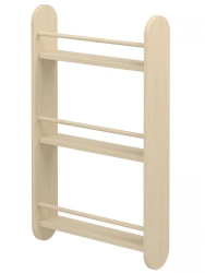 Functional Wall Shelf 53x84 for Kids - 3 Tiers
