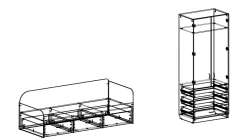 Children's Wooden Furniture Set for Playrooms and Schools