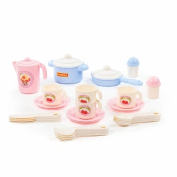 Colorful 28-Piece Children's Dinnerware Set for 4 - Nastya