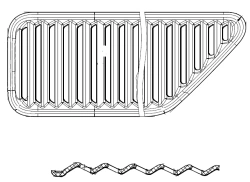 Ventilation Grille 4238-50-5601207