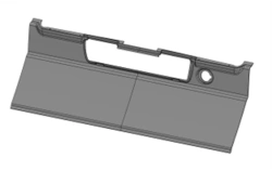 Vacuum Formed Plastic Medium Door for Vehicles 5299230-5702020-50