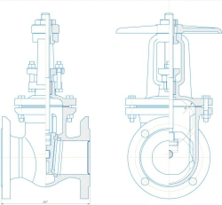 Cast Iron Wedge Valve DN 80 for High Pressure Applications