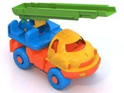 Fire Truck "Malysh" New Model - 20cm with Extending Ladder