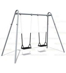 Double Swing Set for Children - Romana 108.18.02