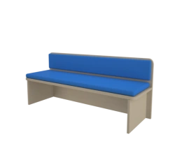 DM1.1062 Bench with Decorative Back Panel and Storage Options