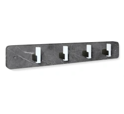 Wall-Mounted Coat Rack with 4 Hooks, Sheffilton SHT-WH32-4