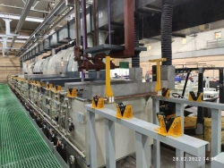 Chemical and Electrochemical Treatment Line for Surface Preparation and Coating