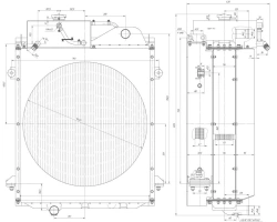 Engine Cooling Radiator Block PC-3301D56.1301.000