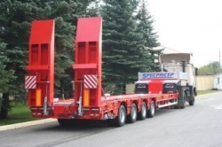 Low-Deck Four-Axle Semi-Trailers Model 9942L4 (Variants 9942L4-00 to 9942L4-08)