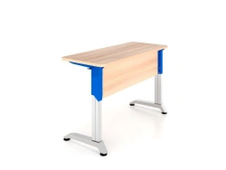 Straight Writing Desk with Desktop, 2 Supports, and Screen - ESR12