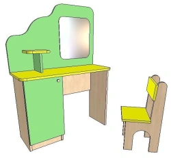 Barber Station Single Cabinet Table FN.MDU.01.40.00.00.00